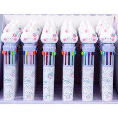 Strawberry Rabbit Ten Color Ballpoint Pen - YOYOSO PAKISTAN